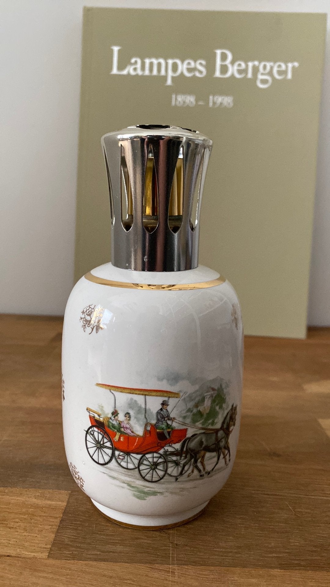 Lampe Berger / Maison Berger geurbrander SI Caleche, Vintage, Gebruikt, Meerkleurig, Overige materialen