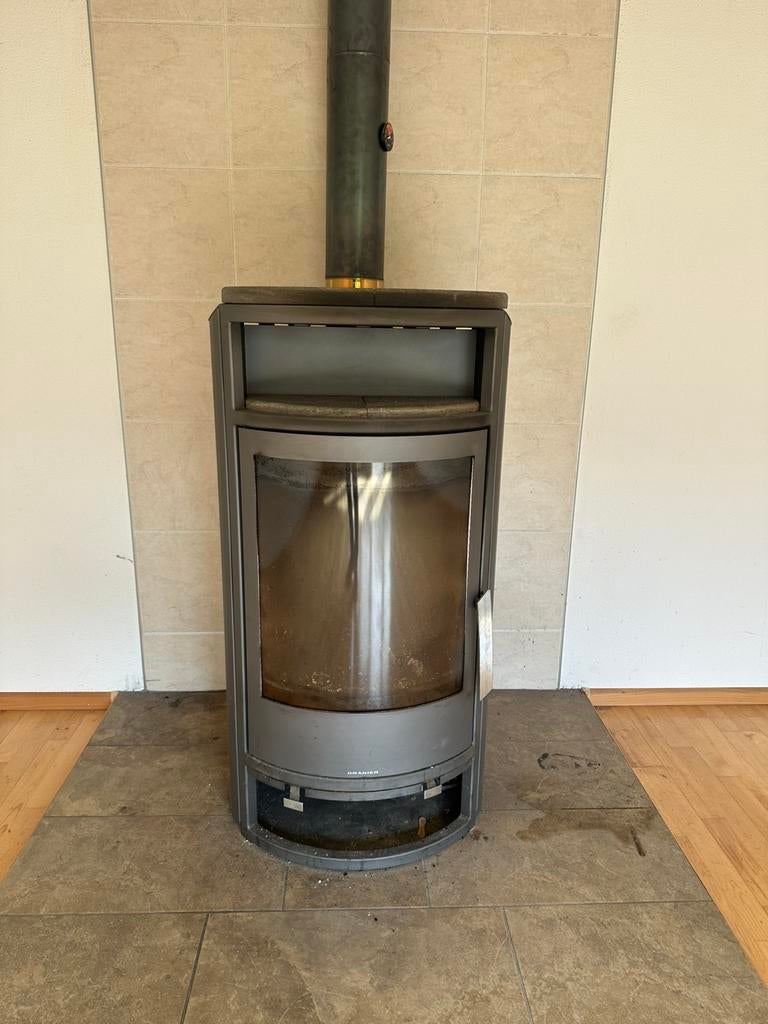 Oranier Polar 8 Speksteen kachel, Huis en Inrichting, Kachels, Ophalen, Gebruikt, Houtkachel, Vrijstaand