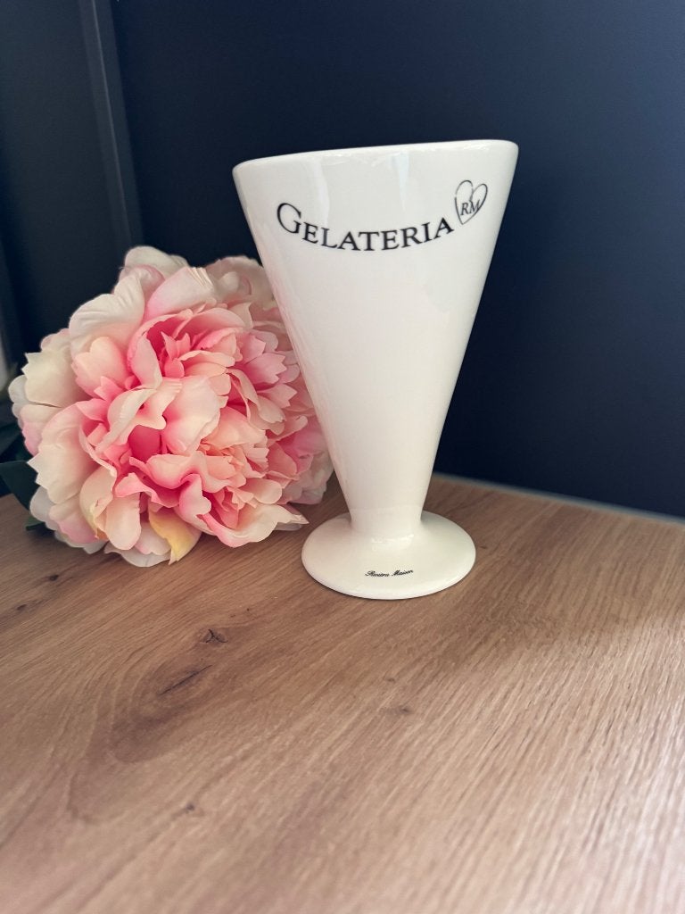 6 Riviera Maison Gelateria Ice Cream Cone - IJsjeshouder, Ophalen, Zo goed als nieuw, Porselein, Overige stijlen