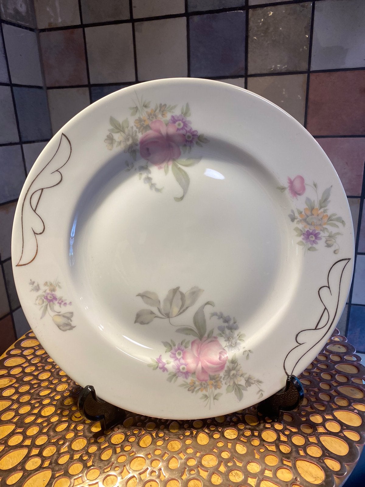 Rosenthal,Selb Bavaria,antieke/vintage serveerschaal,diam.28, Ophalen of Verzenden