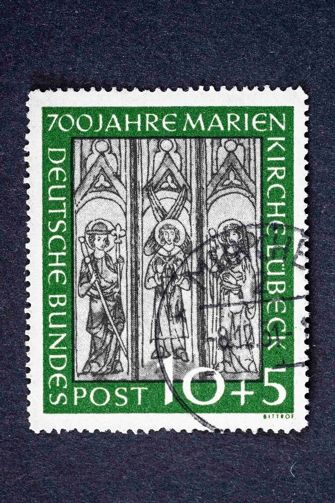 postzegels BRD 1951, Ophalen of Verzenden, BRD, Gestempeld