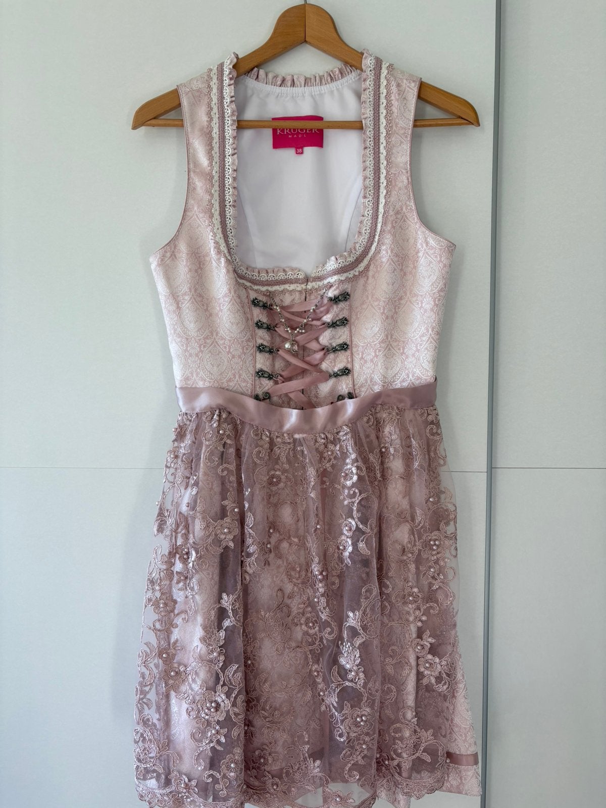 Kruger dirndl Roze Maat 38, Kleding | Dames, Maat 38/40 (M), Overige typen, Ophalen of Verzenden, Roze