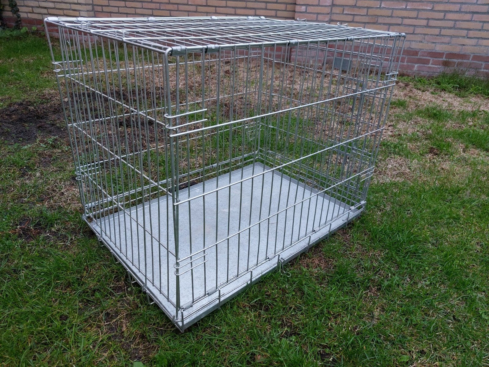 Gratis: hondenbench 60x75x55, Dieren en Toebehoren, Ophalen, Gebruikt
