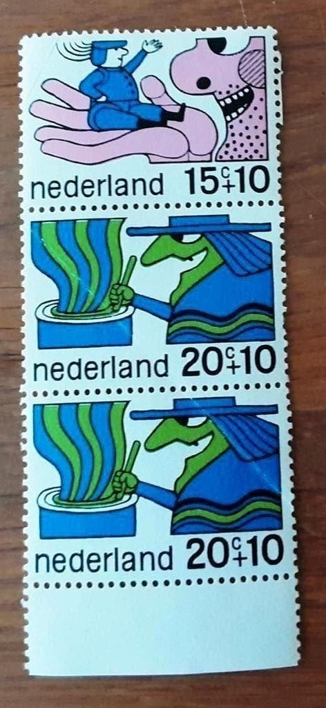 Kinderpostzegels 2x 20c +10, 15c + 10 NL 1968 Postfris, Postzegels en Munten, Postzegels | Nederland, Ophalen of Verzenden