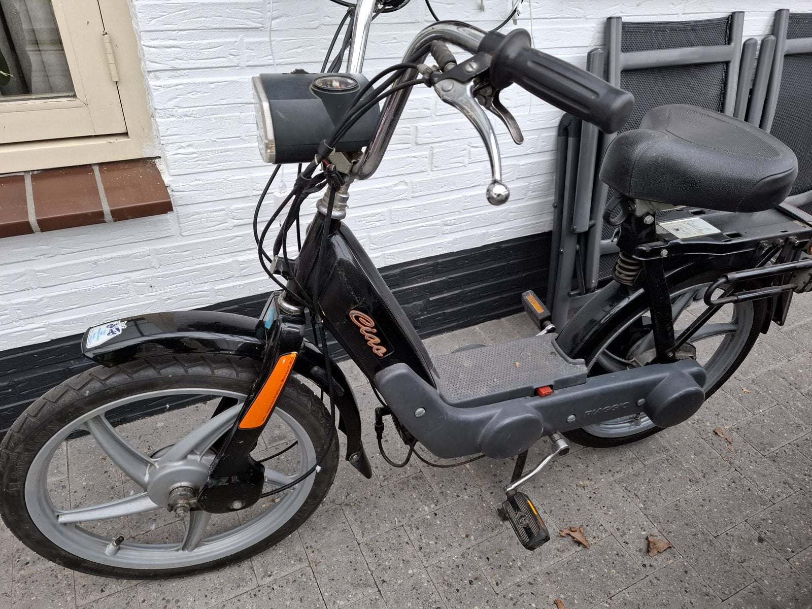 Unieke Vespa Ciao, Fietsen en Brommers, Brommers | Vespa, Ophalen, Zo goed als nieuw, Maximaal 25 km/u