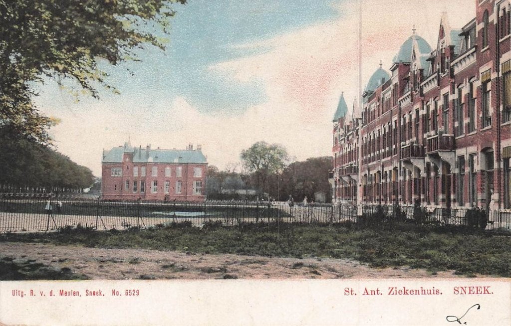 703-411-021 St Antonius Ziekenhuis Sneek, Verzamelen, Ophalen of Verzenden, Voor 1920, Friesland