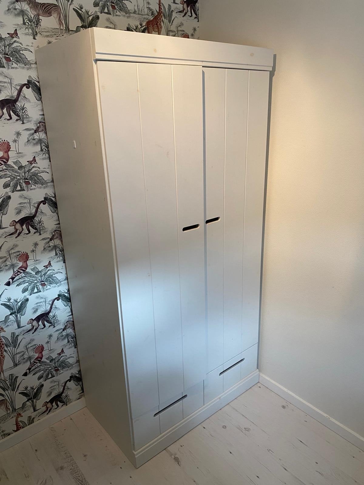 WOOOD Connect 2-deurs kast - Wit, Huis en Inrichting, Ophalen, Gebruikt, 50 tot 100 cm, Met lade(s)