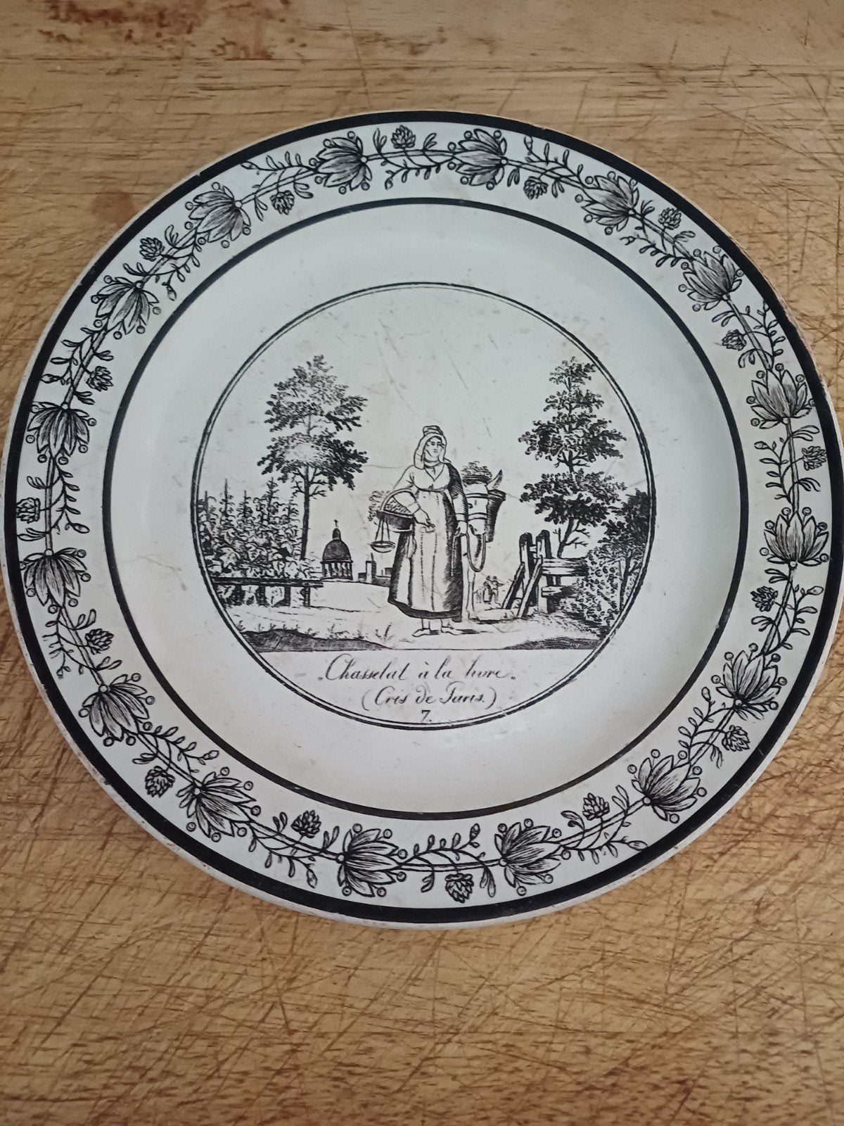 Antiek Frans Bord Choisy-le-Roi Paillart & Hautin 1824-1835, Verzenden