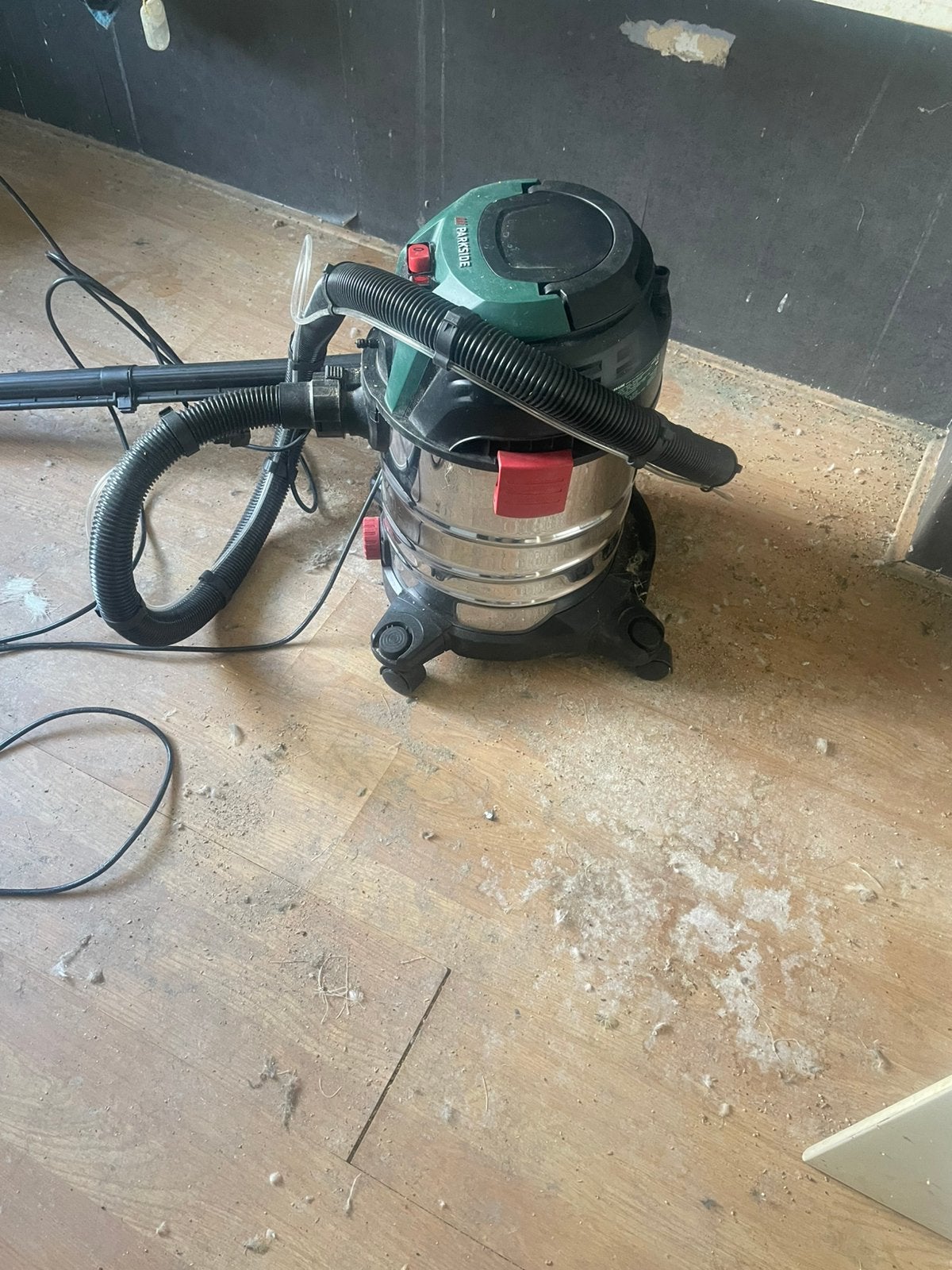 Parkside nat/droogzuiger 1600 watt, Ophalen of Verzenden, Zo goed als nieuw, Overige merken