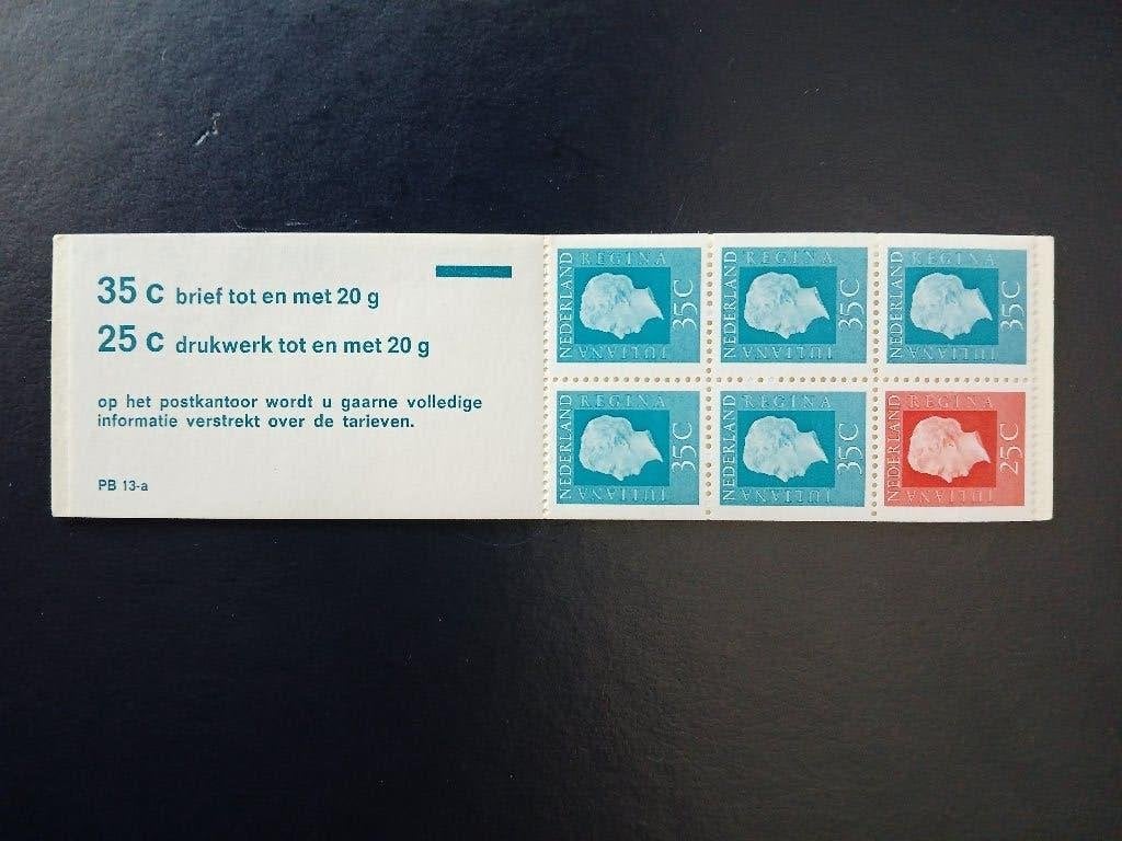 postzegelboekje PB13a, Ophalen of Verzenden, Na 1940, Postfris