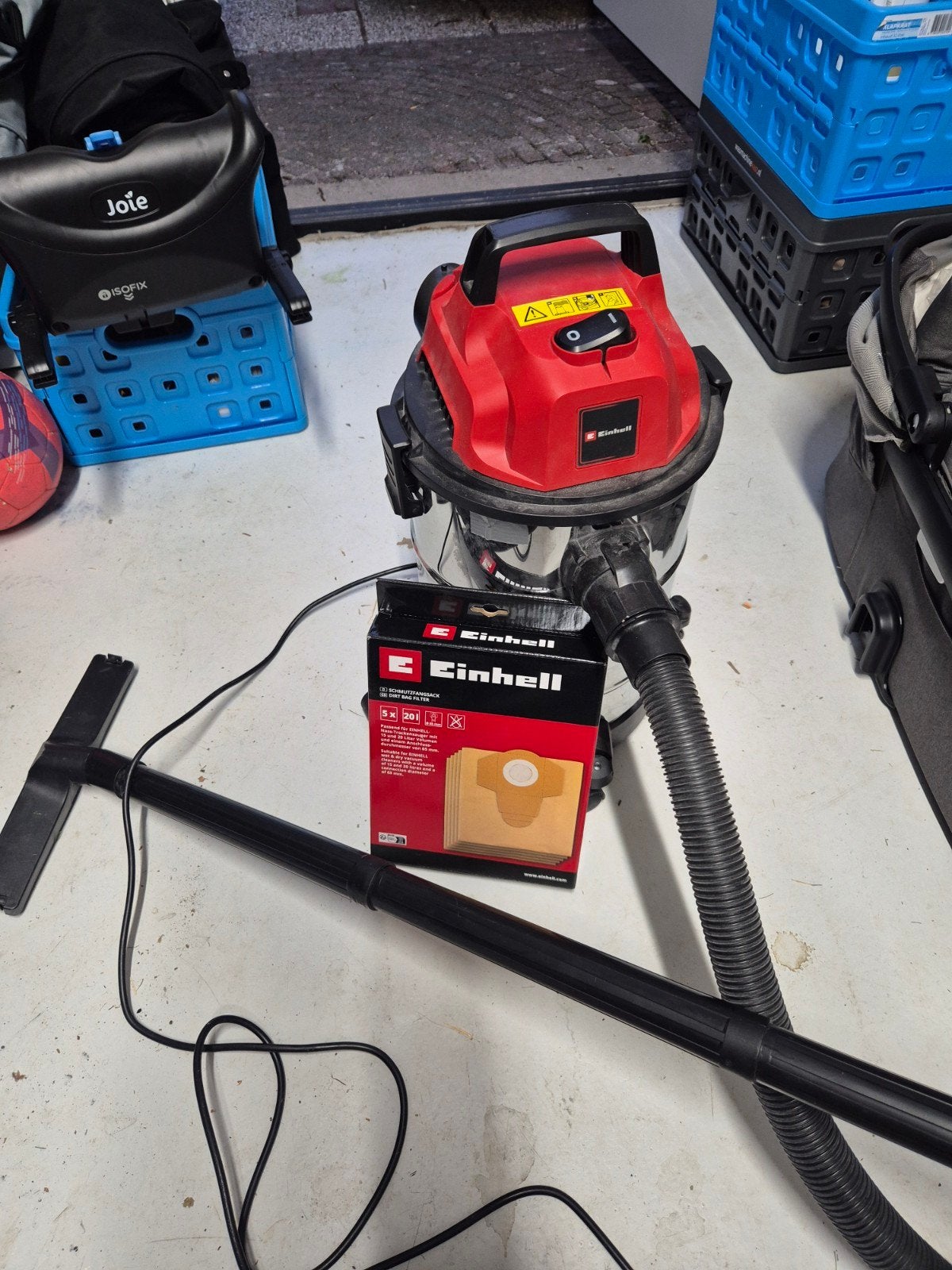 Einhell bouwstofzuiger TC VC 1820 S, Witgoed en Apparatuur, Stofzuigers, Overige merken, Gebruikt, 1200 tot 1600 watt, Ophalen