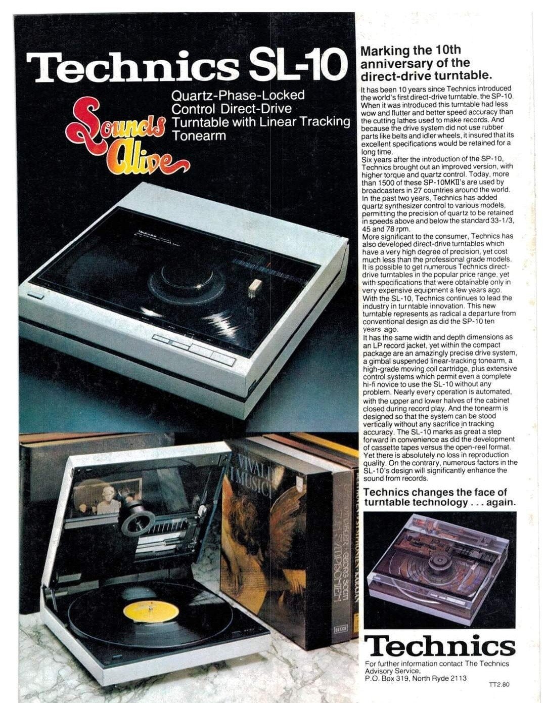 Technics SL10 Quartz DD tangentiaal uniek verticaal spelend!, Automatisch, Refurbished, Ophalen of Verzenden, Technics