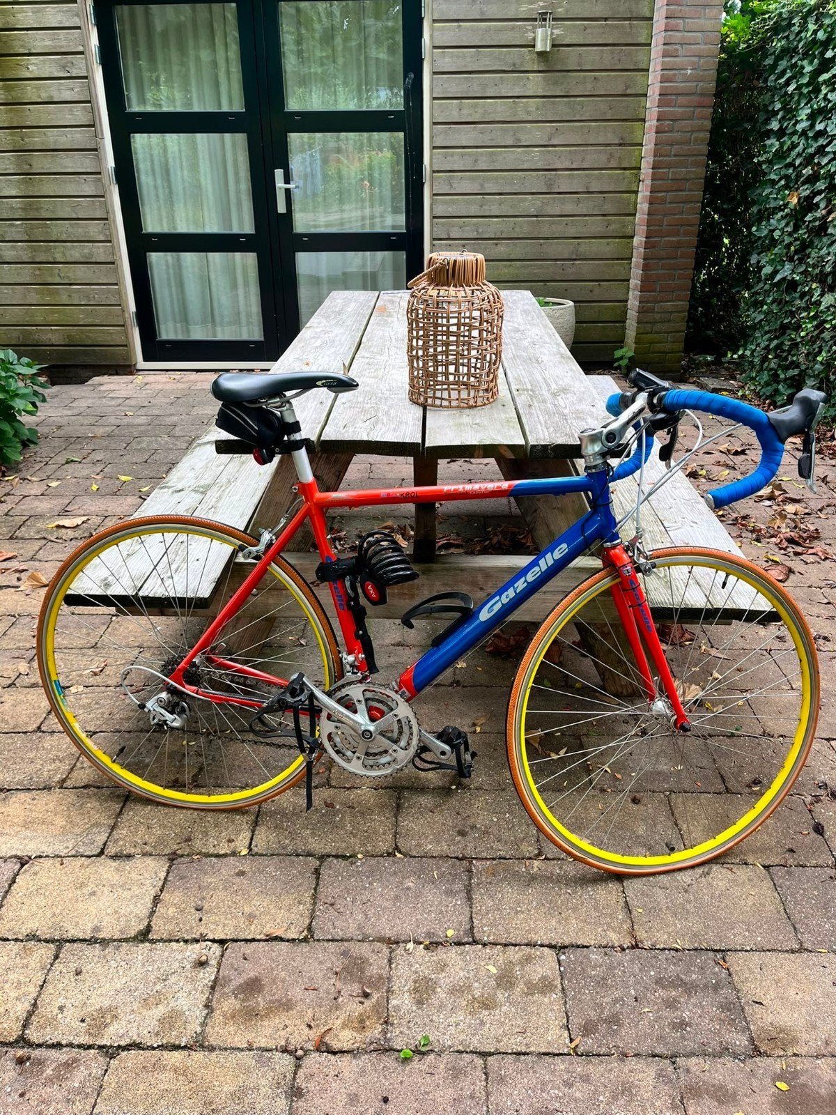 Gazelle primavera racefiets - banden plat, slot zonder sleut, Fietsen en Brommers, Ophalen, 28 inch, Gebruikt, 10 tot 15 versnellingen