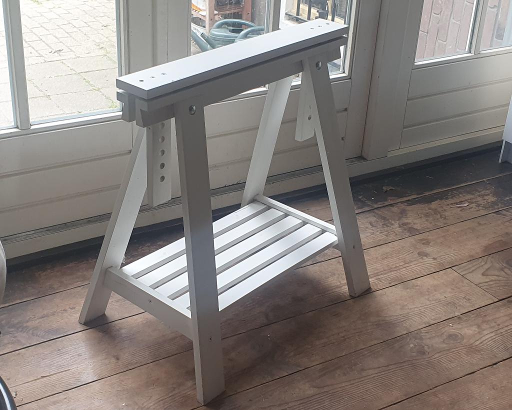 Schraag wit, Ophalen, Rechthoekig, 50 tot 100 cm, 50 tot 100 cm