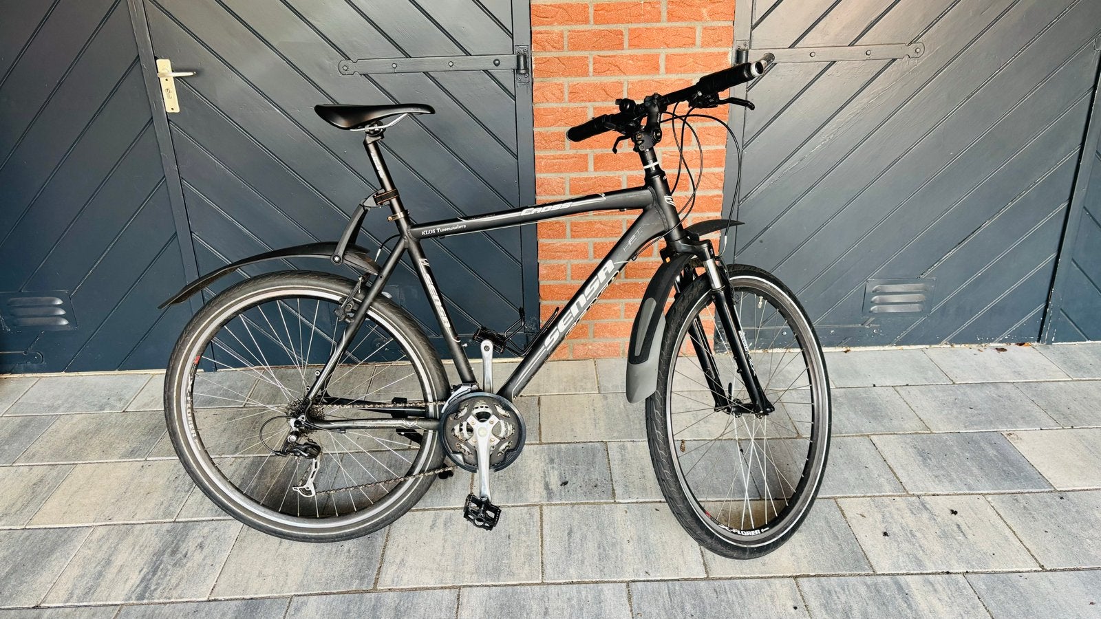 Sensia Crossfiets met 24 versnellingen, Gebruikt, Velgrem, Versnellingen, 57 tot 61 cm