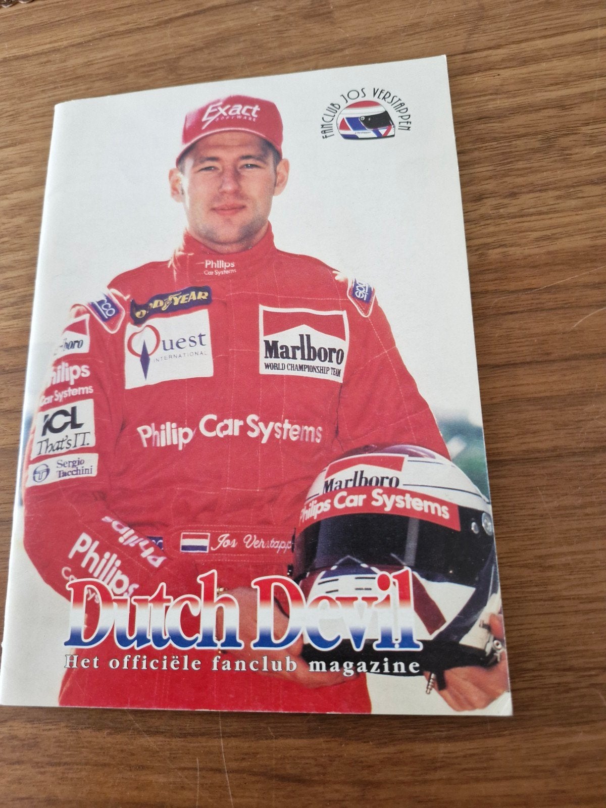 Dutch Devil Fanclub Magazine Jos Verstappen 1996, Boeken, Ophalen of Verzenden, Gelezen, Algemeen, Jos Verstappen Fanclub