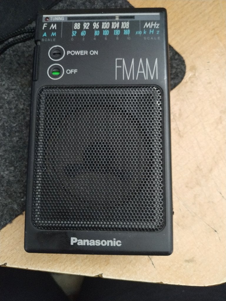 Panasonic RF-522 mini radio, Audio, Tv en Foto, Radio's, Gebruikt, Ophalen of Verzenden