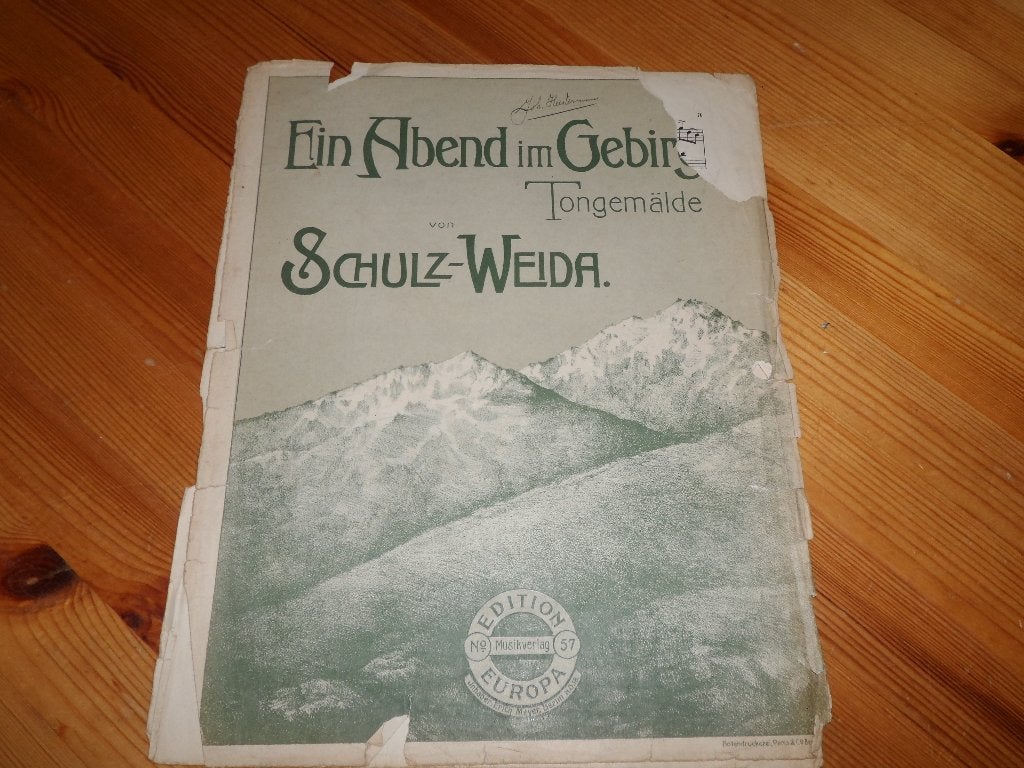 Schultz weida, Gebruikt, Ophalen of Verzenden, Artiest of Componist, Piano