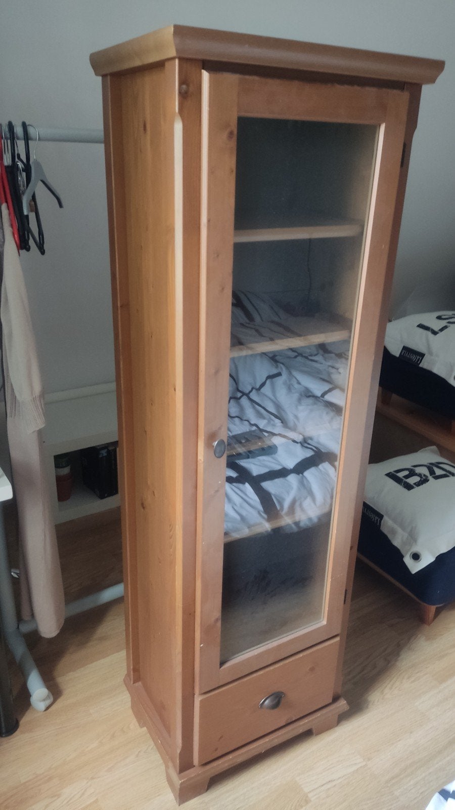 IKEA Leksvik vitrinekast, Ophalen, Minder dan 50 cm, Gebruikt, Met deur(en)