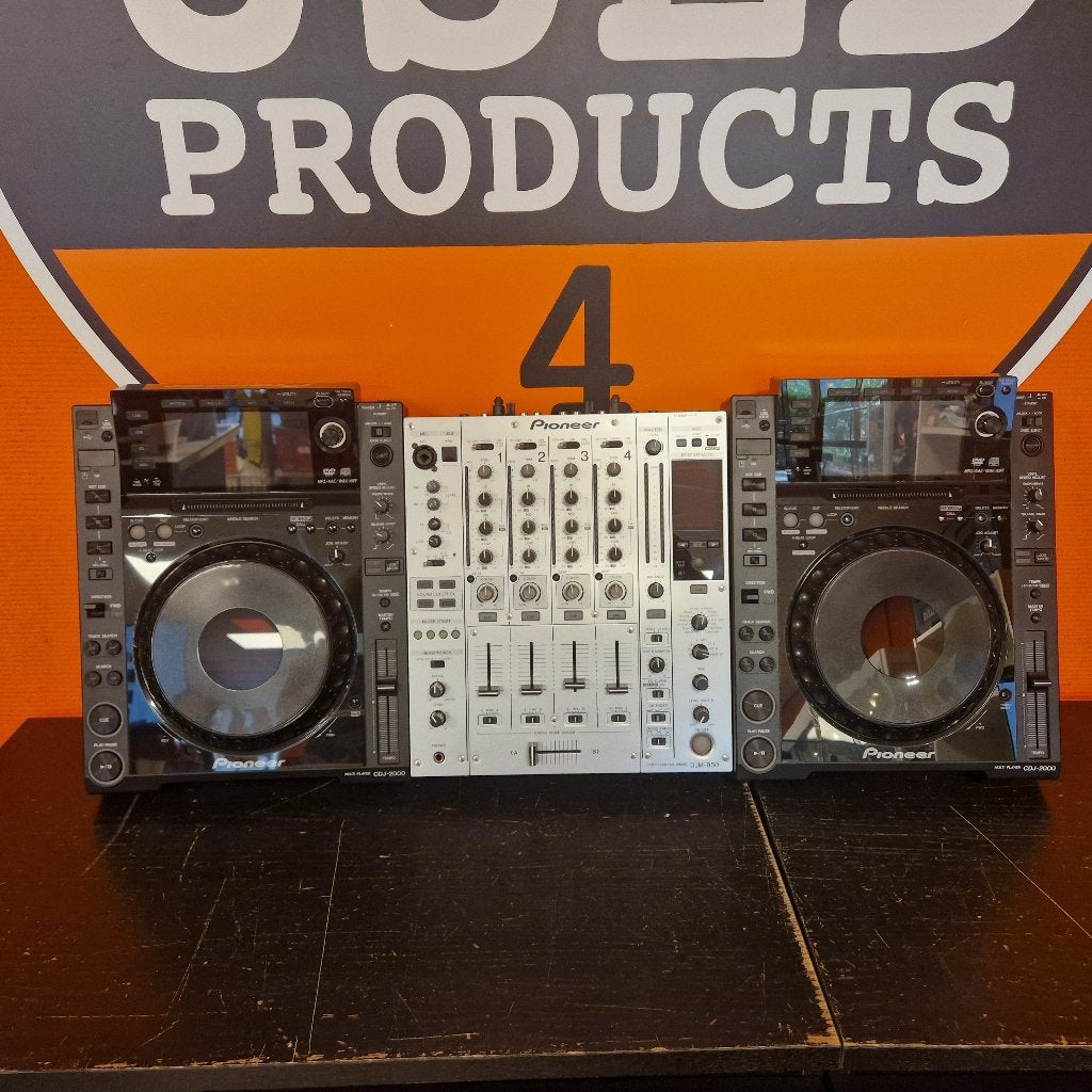 DJ set 2x Pioneer CDJ-2000 en 1x Pioneer DJM-850s, Muziek en Instrumenten, Licht en Laser, Ophalen, Gebruikt, Discobol