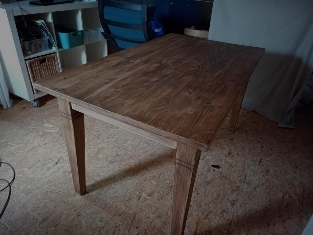 Grenen kleine eettafel gratis, Ophalen, Gebruikt, 100 tot 150 cm, 50 tot 100 cm