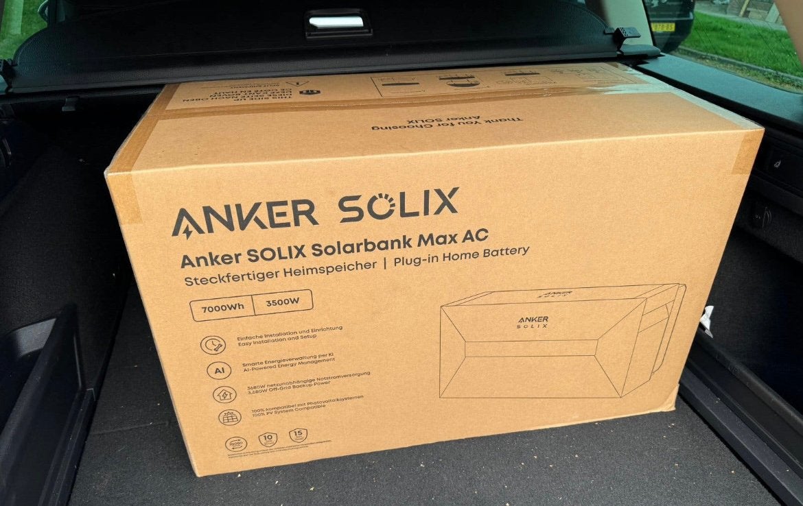 Anker Solix Solarbank Max AC 7 kwh NIEUW met GARANTIE, Ophalen, Nieuw, Overige typen