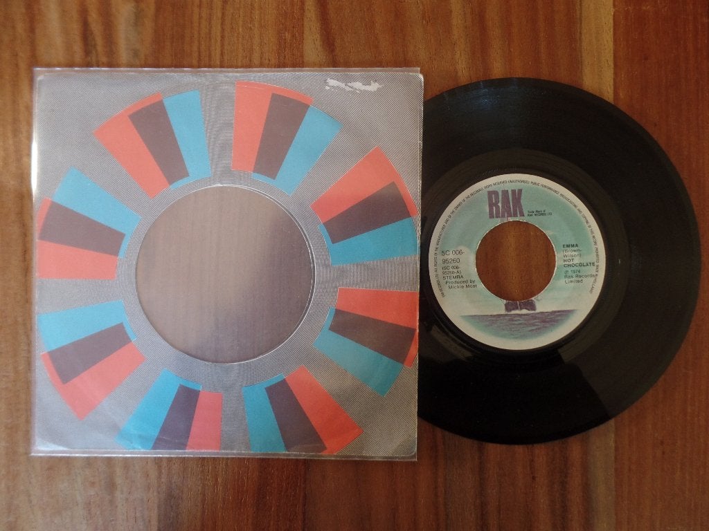 single  Hot Chocolate - Emma, Cd's en Dvd's, Ophalen of Verzenden, Gebruikt, 7 inch, Pop