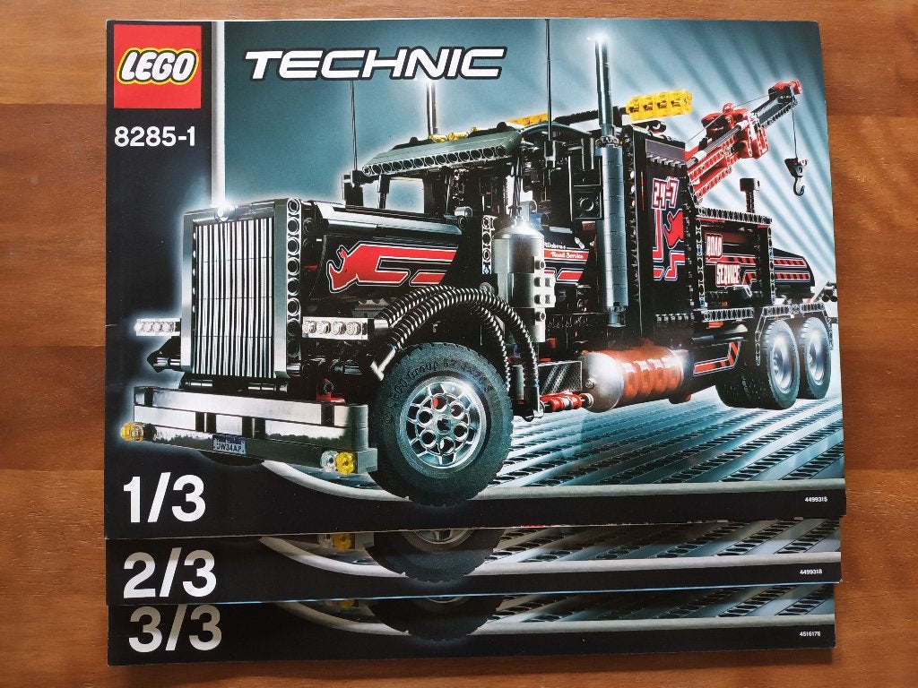 Lego Technic 8285 Zwarte Sleeptruck, Kinderen en Baby's, Speelgoed | Duplo en Lego, Gebruikt, Lego, Ophalen of Verzenden, Technic