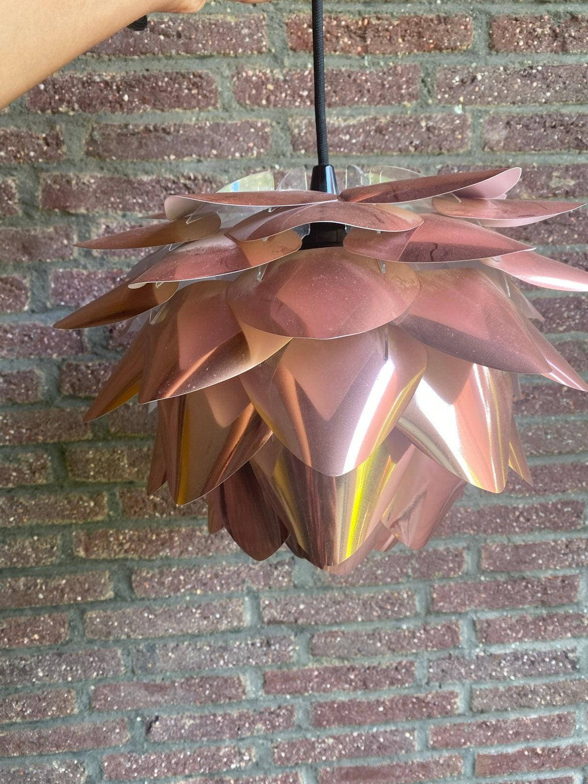 Umage Silvia rose gold 45 cm lamp, Huis en Inrichting, Midcentury Modern, Overige materialen, 50 tot 75 cm, Ophalen of Verzenden