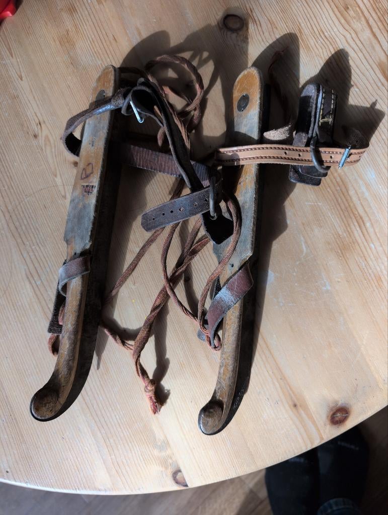 Vintage Friese doorlopers - Authentieke schaatsen, Ophalen of Verzenden, Gebruikt, Friese doorlopers, Overige merken
