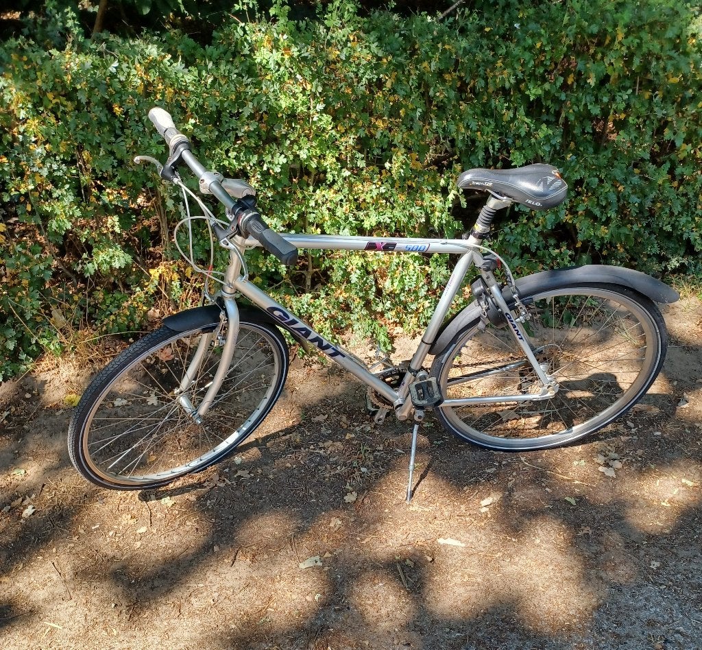 Giant X 500 series Cross Sportfiets 21 versnellingen., Ophalen, 28 inch, Gebruikt, Velgrem