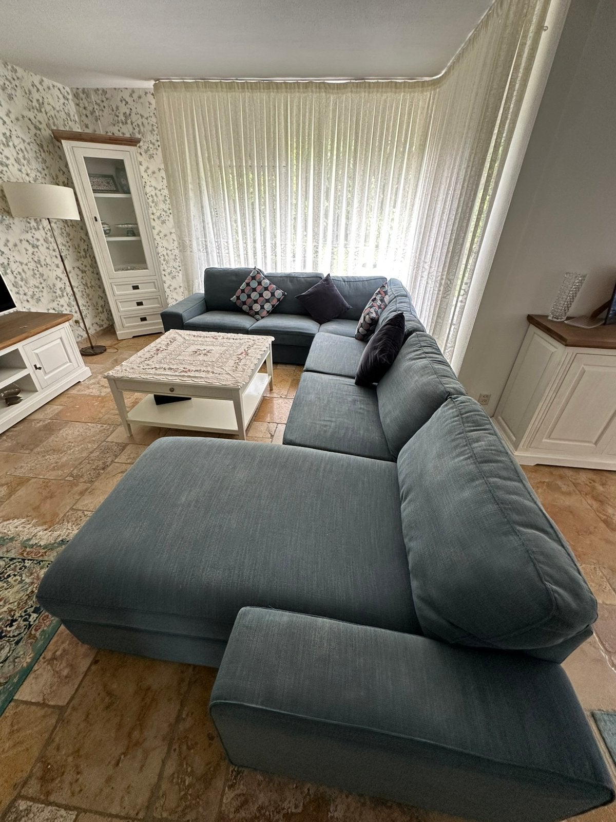 Complete zithoeken, Ophalen of Verzenden, Gebruikt, Overige materialen, Moderne stijl