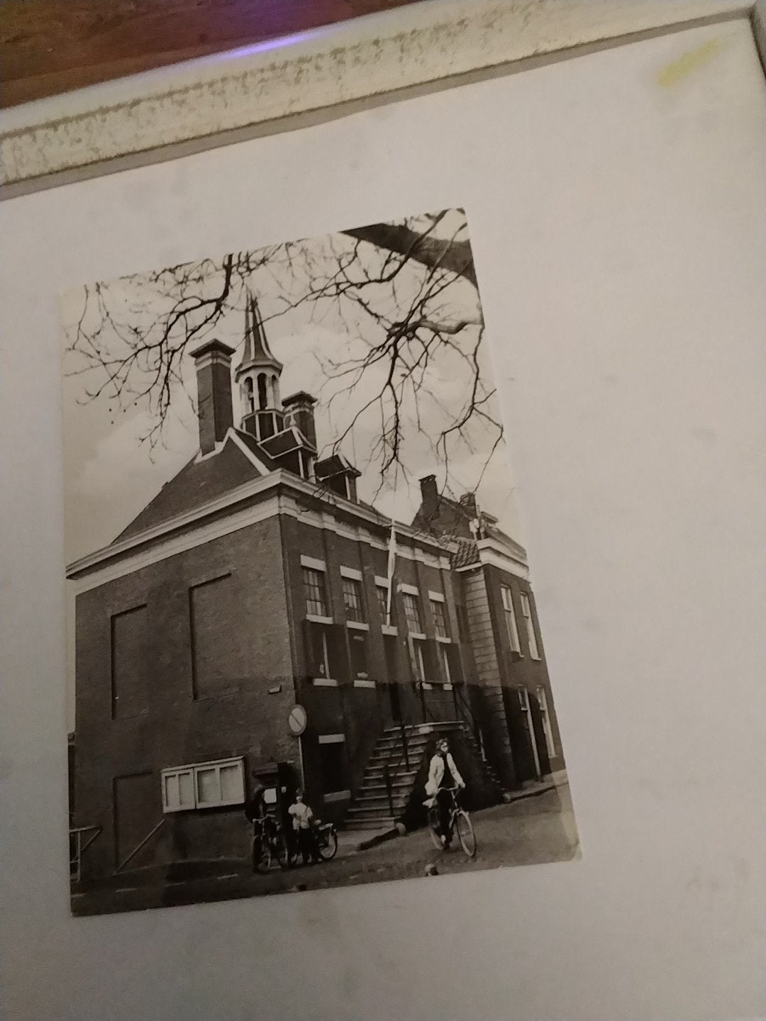 Oude ansichtkaart Stadhuis Maassluis - Gelopen, Ophalen of Verzenden, 1940 tot 1960, Gelopen, Zuid-Holland