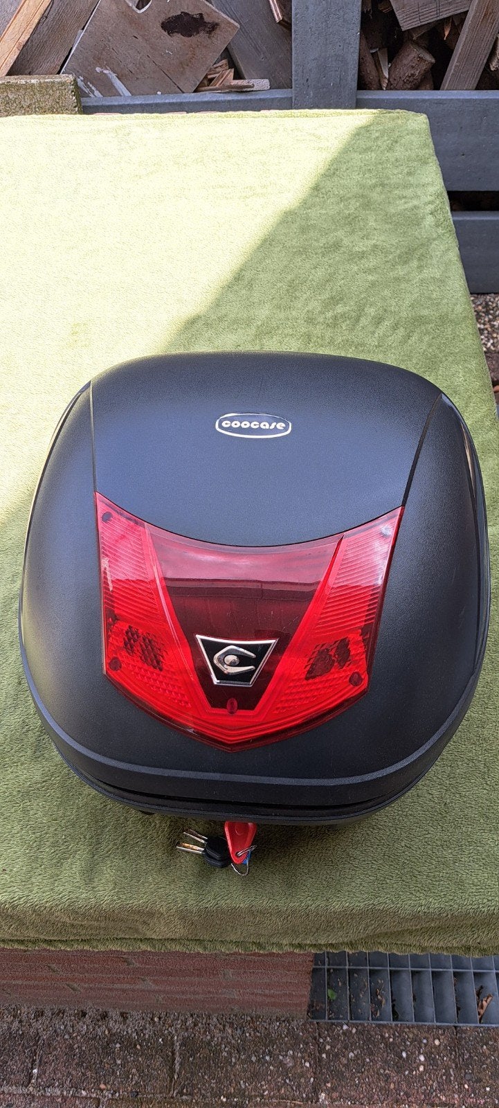 Coocase S28 Motor/Scooter Topkoffer met Slot en Sleutels, Ophalen of Verzenden, Gebruikt, Overige typen, Overige merken