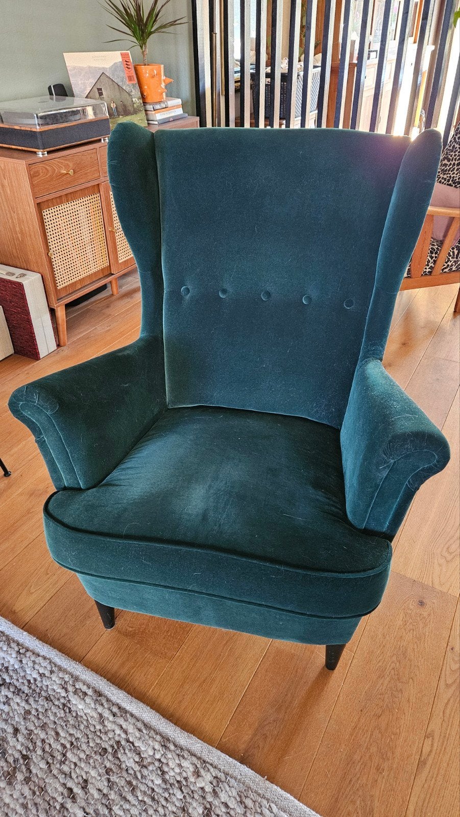Fauteuil Ikea Strandmon, Ophalen, Gebruikt, 75 tot 100 cm, 75 tot 100 cm