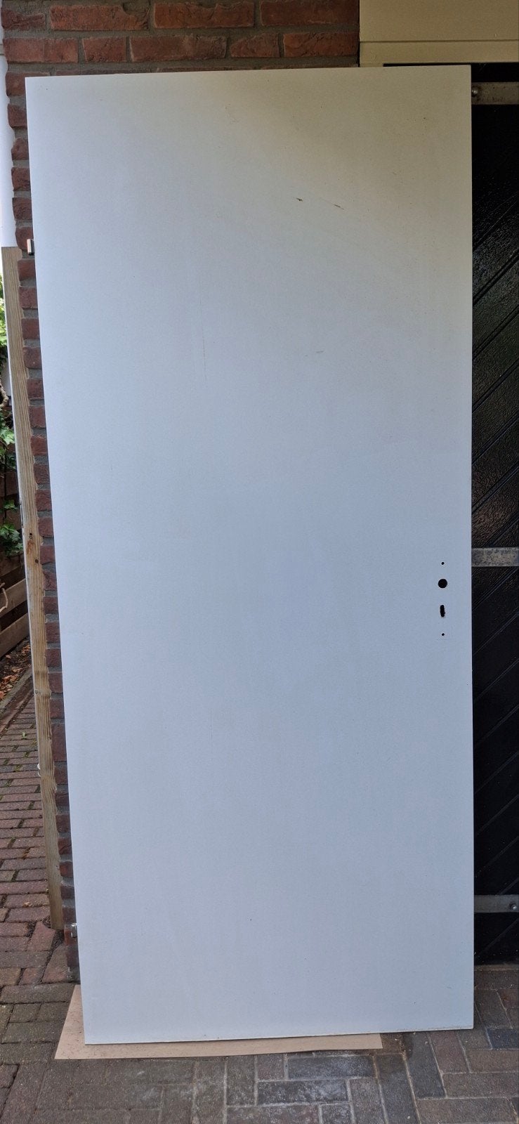 Witte binnendeur, zo goed als nieuw, Ophalen, 80 tot 100 cm, Binnendeur, Zo goed als nieuw