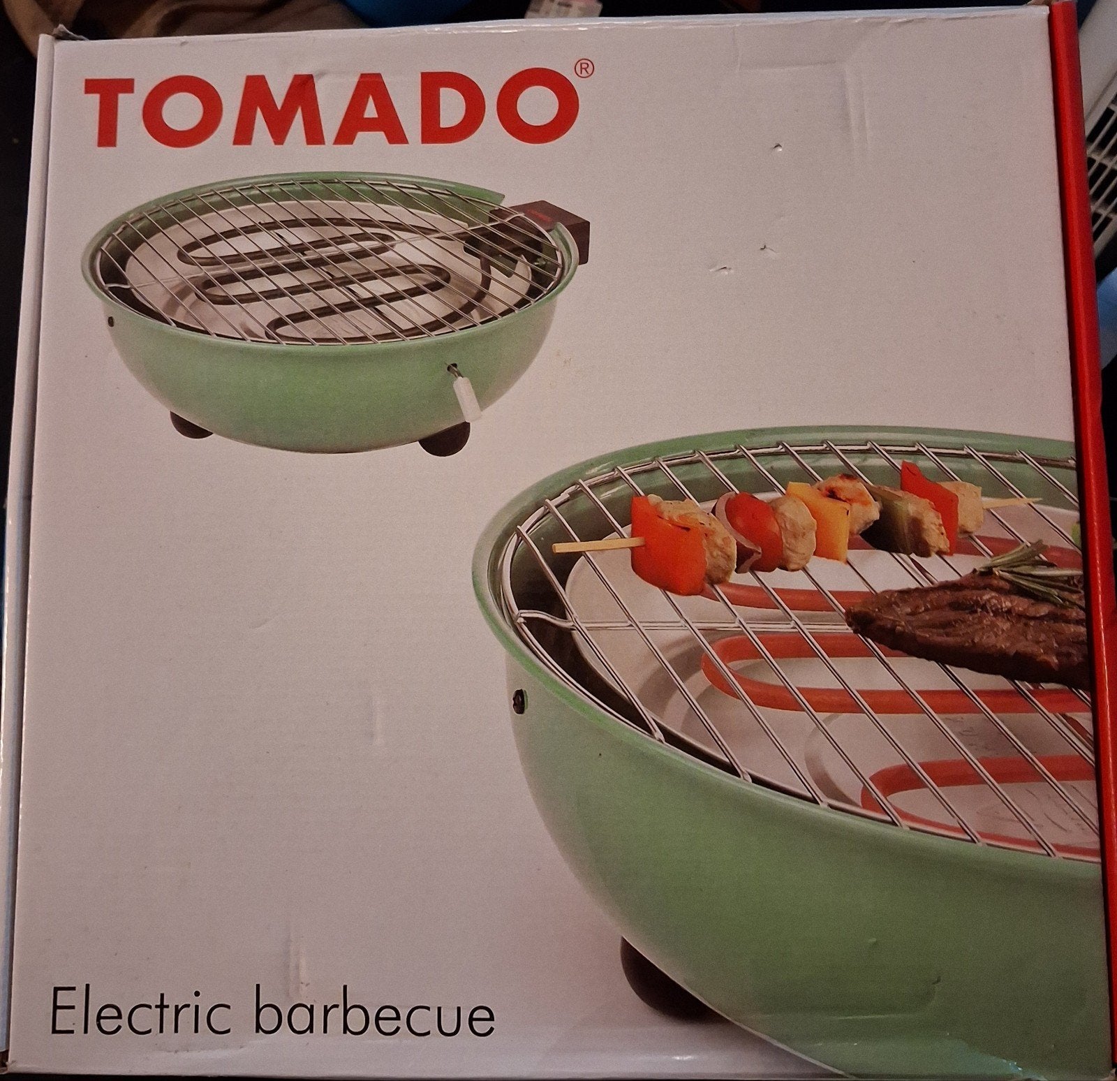 Tomado Elektrische Barbecue - Compact en Stijlvol, Ophalen of Verzenden, Zo goed als nieuw, TOMADO