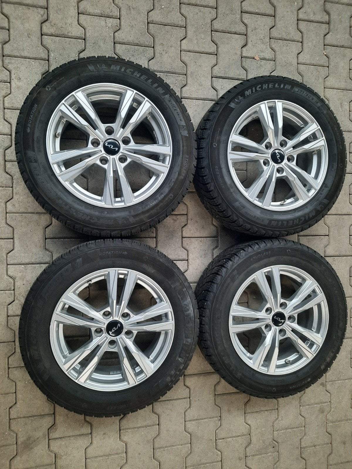 16 inch velgen 5×114.3 KIA NIRO XCEED OPTIMA MAZDA 6 WINTER, Gebruikt, 16 inch, Banden en Velgen, Personenwagen