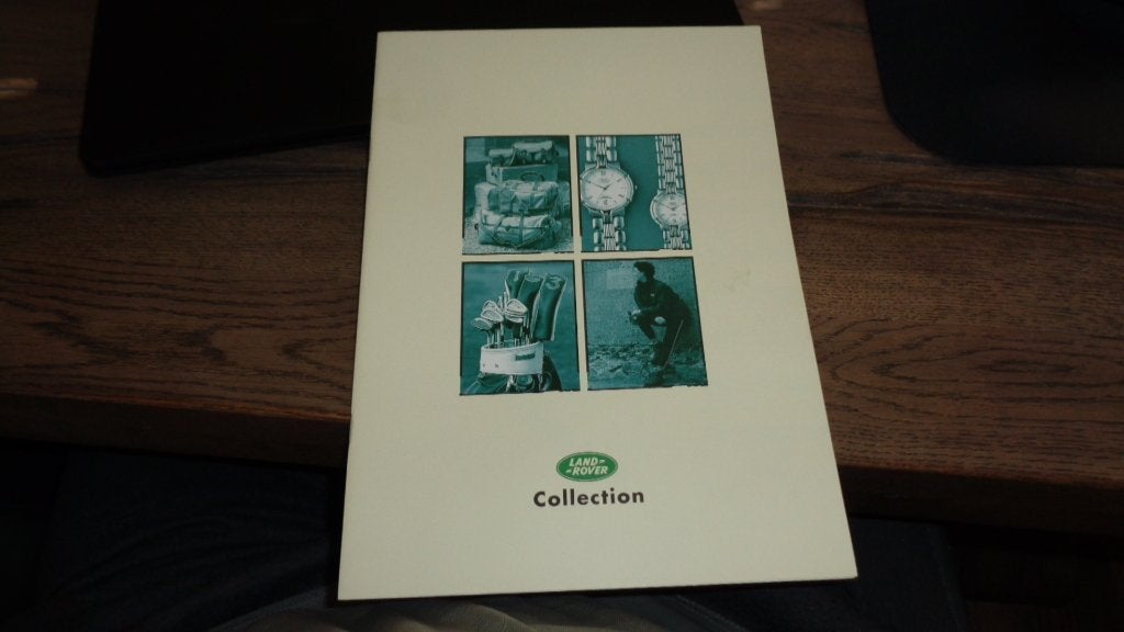 Folder LAND-ROVER  COLLECTION     1996, Boeken, Verzenden, Nieuw, Overige merken
