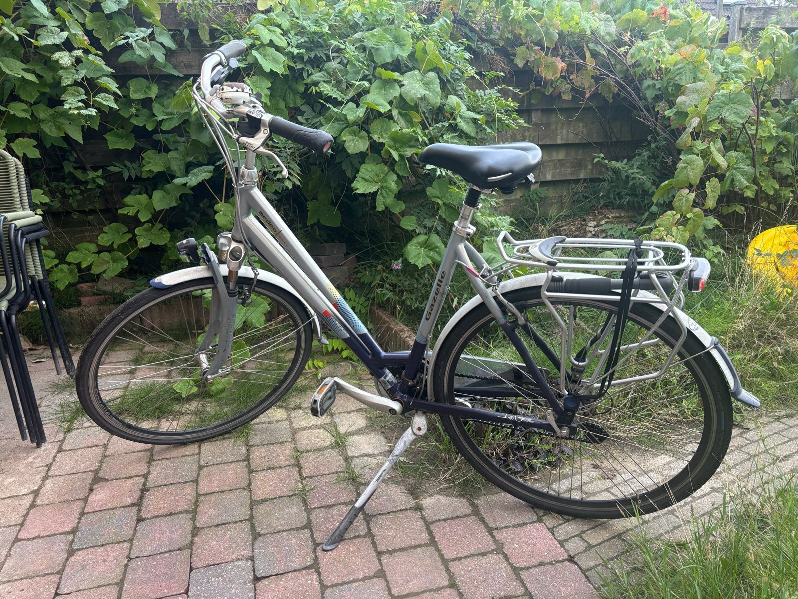 Gazelle fiets met 24 versnellingen (3x8), Velgrem, Versnellingen, Ophalen of Verzenden, Gazelle