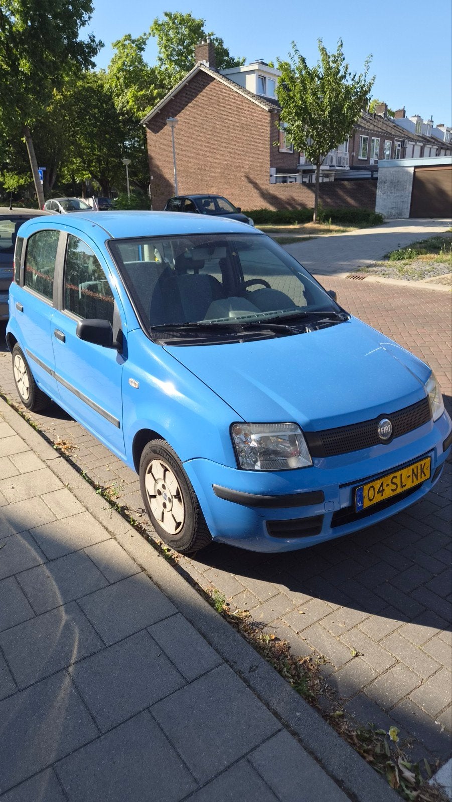 Fiat Panda 1.1 40KW 2006 Blauw, Auto's, Voorwielaandrijving, 54 pk, Origineel Nederlands, Handgeschakeld