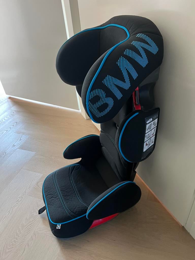 BMW Autostoeltje - Zwart/Blauw, Kinderen en Baby's, 15 t/m 36 kg, Verstelbare rugleuning, Ophalen, Overige merken