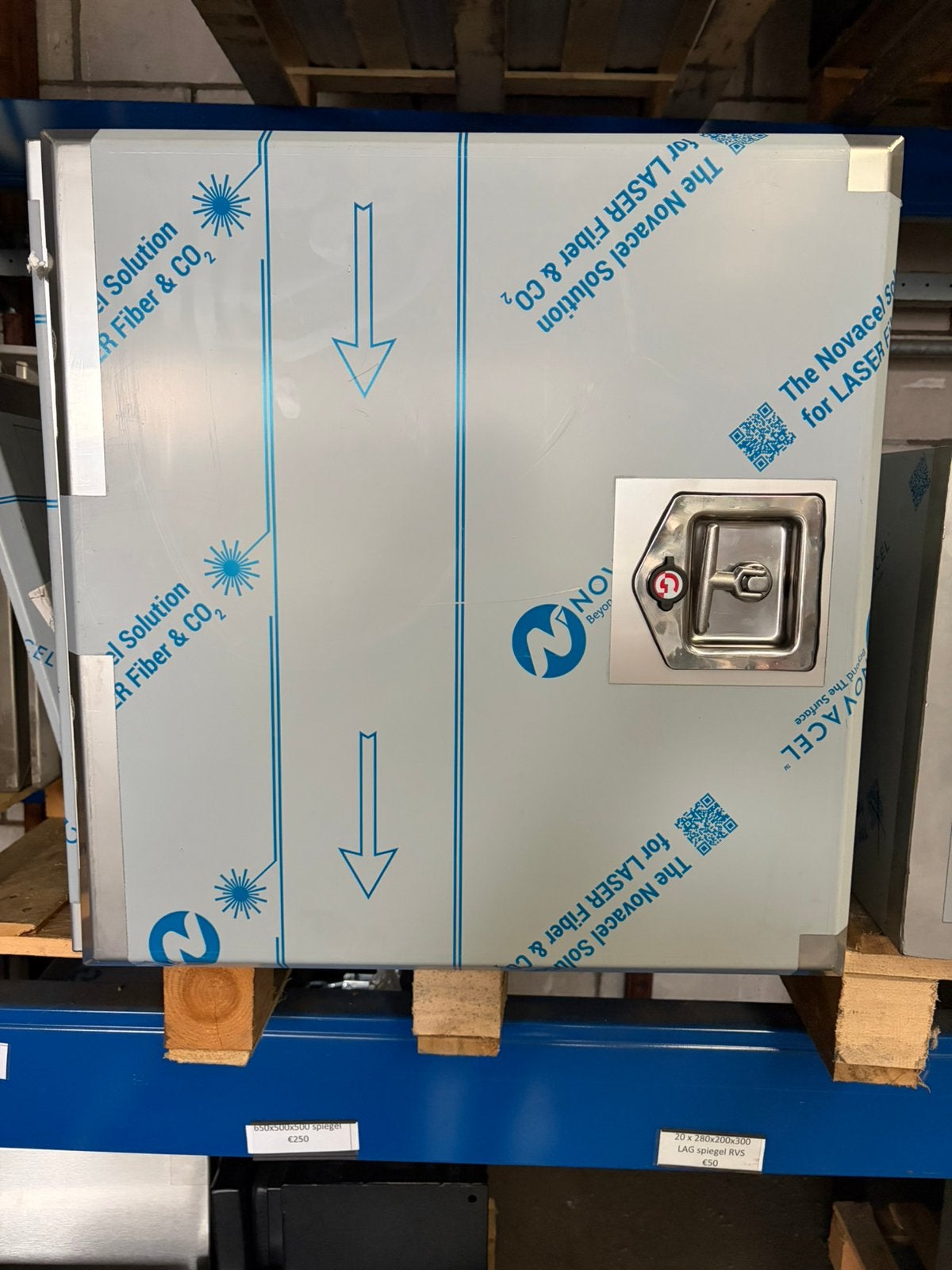 Rvs kist 600x500x600 met deur bxdxh in1,5 mm rvs, Ophalen, Nieuw