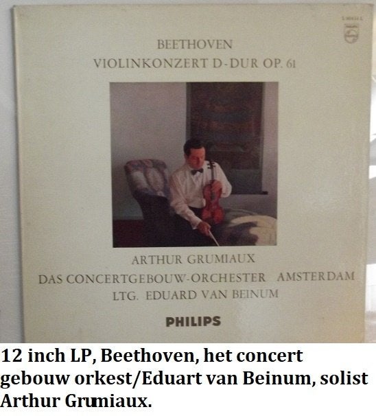 Beethoven, Mendelssohn, Offenback, opera Tosca, Kamermuziek, Ophalen of Verzenden, Zo goed als nieuw, 12 inch