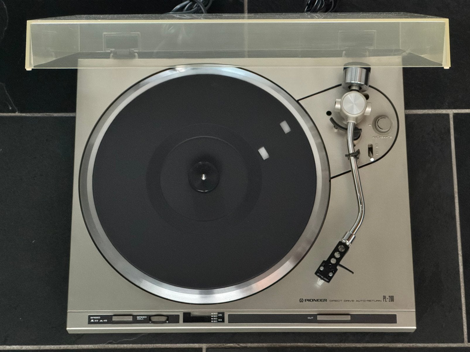 Pioneer PL-200 met ZGAN Reloop element in zeer goede staat, Ophalen, Automatisch, Zo goed als nieuw, Pioneer