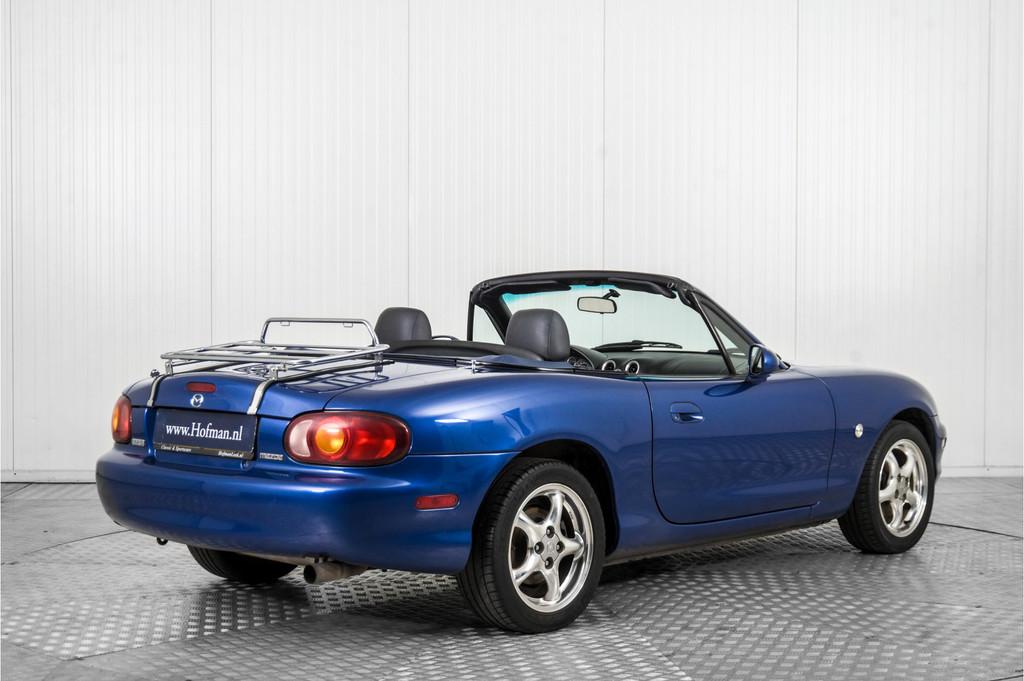 Mazda MX-5 1.8i 10th Anniversary (bj 1999), Auto's, Euro 2, Achterwielaandrijving, 4 cilinders, Cabriolet
