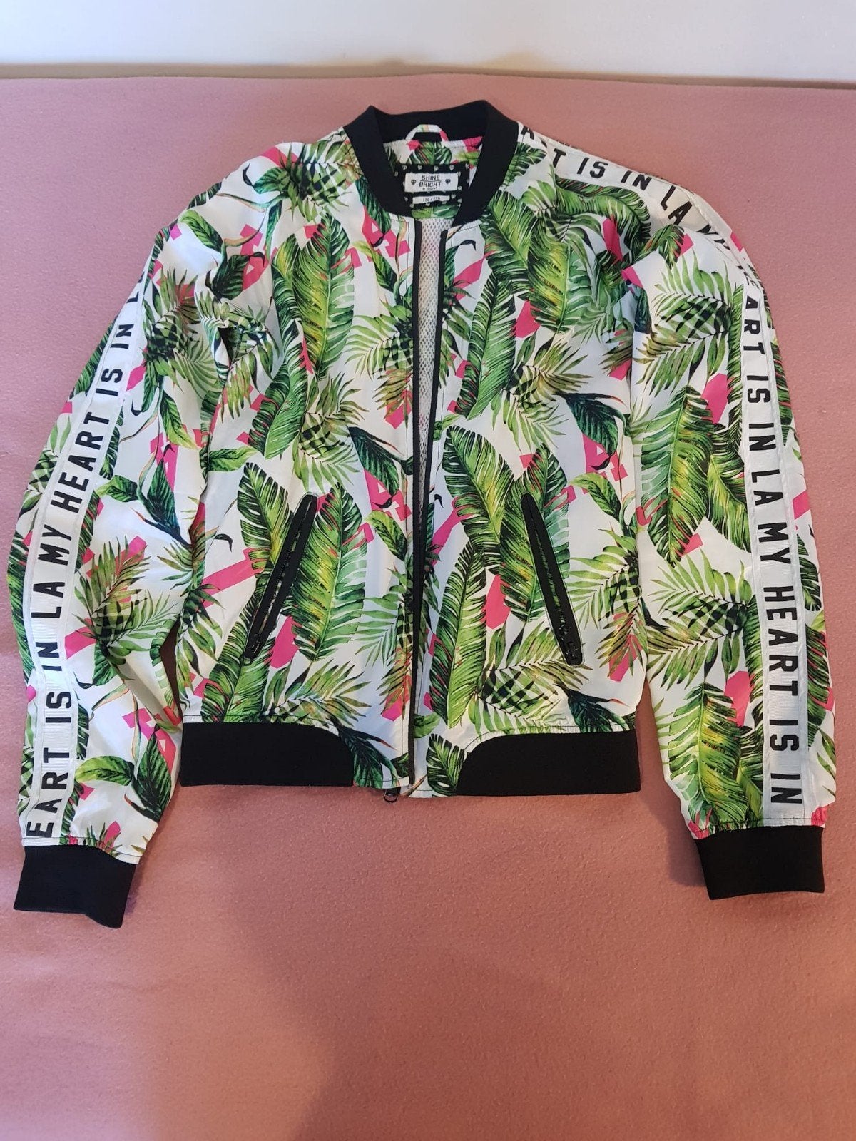 Coolcat Bomberjack Maat 160 met Tropische Print, Ophalen of Verzenden, Zo goed als nieuw, Coolcat, Jasje