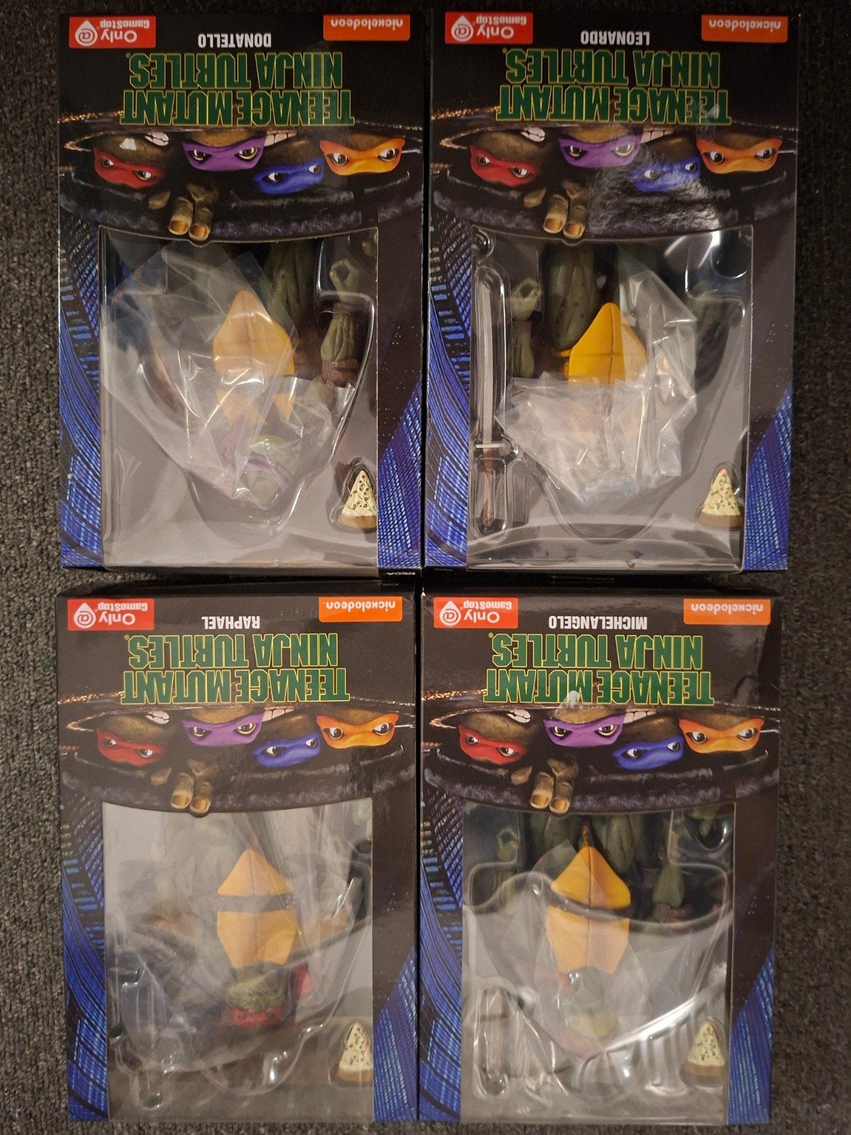NECA TMNT 90s Film Turtles Volledige Set GameStop Exclusief, Ophalen of Verzenden, Nieuw