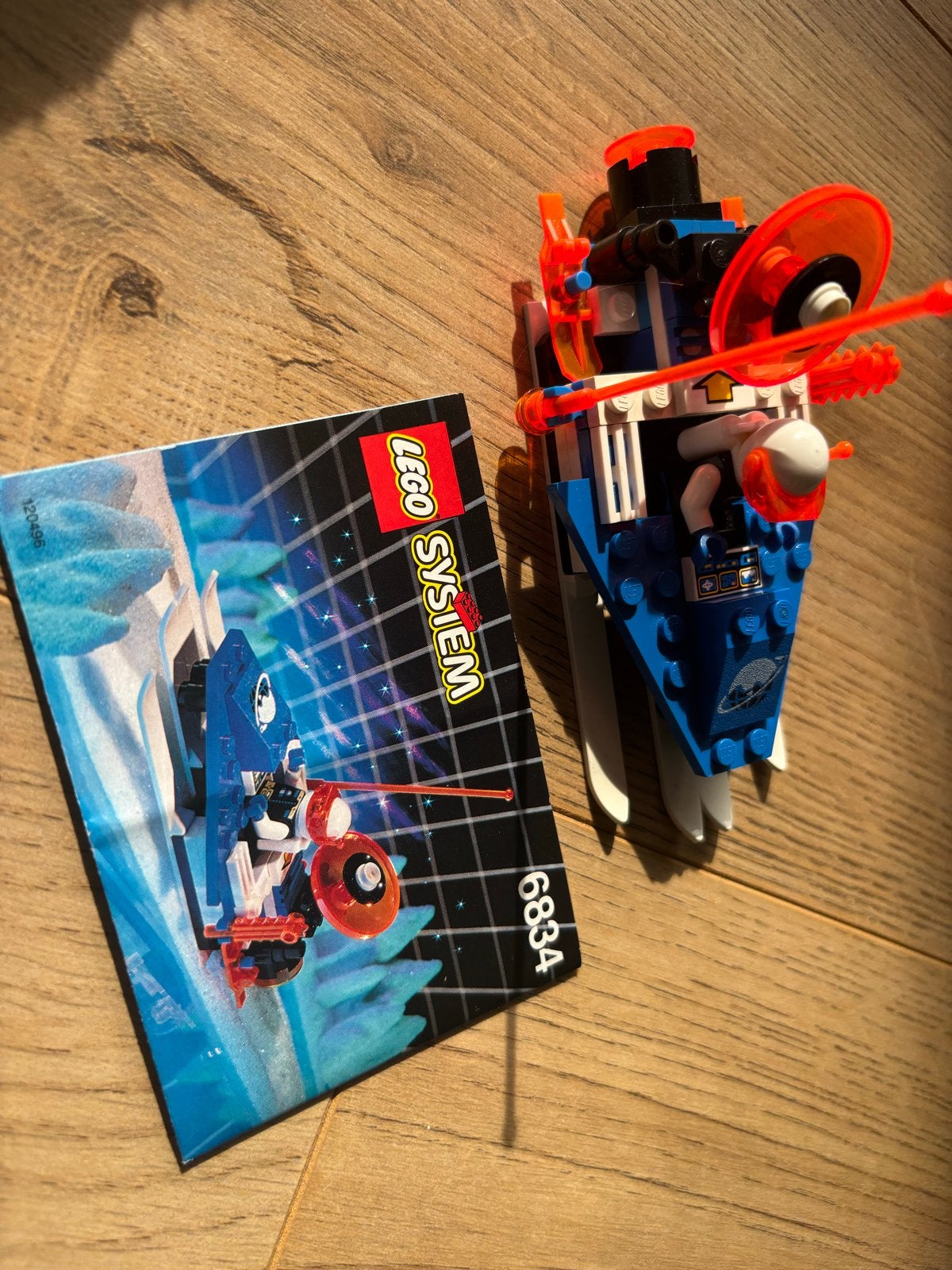 9978) Lego System 6834 - Celestial Sled met minifiguur, Gebruikt, Lego, Ophalen of Verzenden, Space