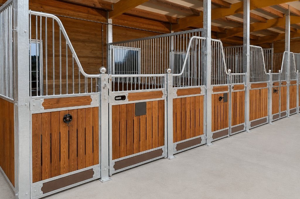 PAARDENBOXEN VOOR STALLEN & Binnenboxen voor paarden, Weidegang